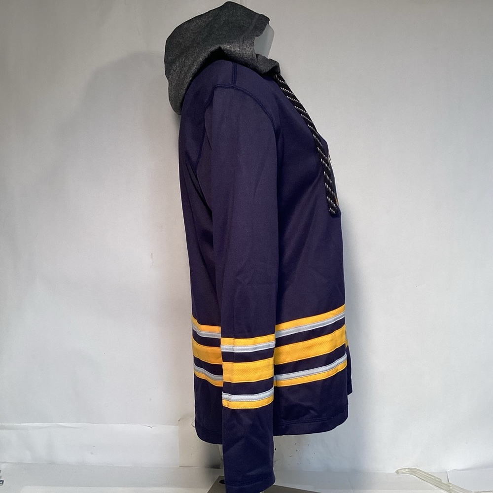 Reebok NHL Buffalo Sabers Hockey Jersey Hoodie Women’s Size Medium - Picture 4 of 14